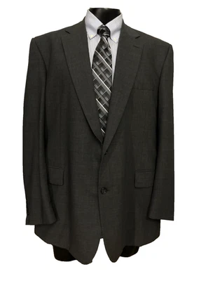 Chaqueta Blazer Brooks Brothers Brookscool 48L Lana Estaño 2 Botones Muescas Foto 1 de 4