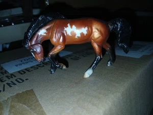 Bolso Ciego One Breyer Stablemate Blanco Pintura Caballo Mustang  - Imagen 1 de 1