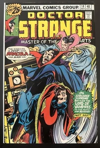 Doctor Strange #14 1976 (VF+) BATTLE OF DRACULA VS. DOCTOR STRANGE! - Picture 1 of 8