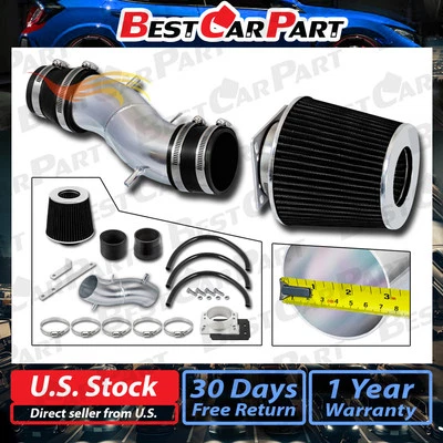 BCP BLACK For 93-97 Altima/91-99 Sentra 200SX G20 Ram Air Intake Kit+Filter - Image 1 of 4