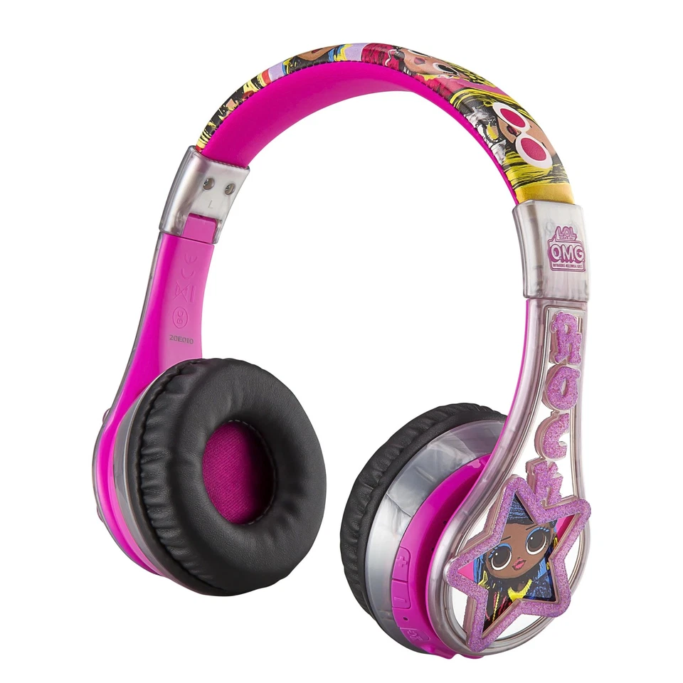 LOL Surprise Kids Bluetooth Headphones with Microphone - Foldable Wireless He... - Image 1 of 4