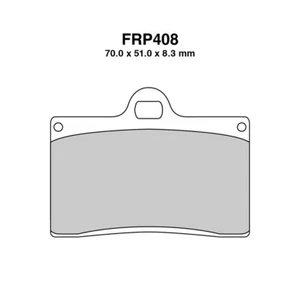 PAIR OF BRAKE PADS FERODO FRP408ST TM SMM 450 F 2005-2009 - Picture 1 of 5