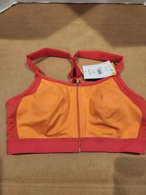 Sujetador Deportivo Amoena Cremallera Frontal Talla Pequeña Soporte Coral Ajustable Correa Razorback Foto 1 de 4