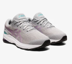 ASICS® Women's 6 B GT-1000 11 Running Shoes in Piedmont Gray/Lavender - Picture 1 of 6