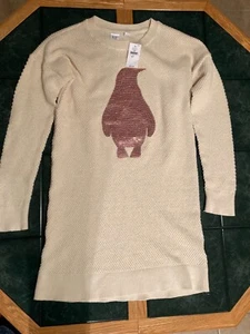Gap Girls Cream Colored Long Sweater or Dress XL Size 16 NWT - Picture 1 of 4