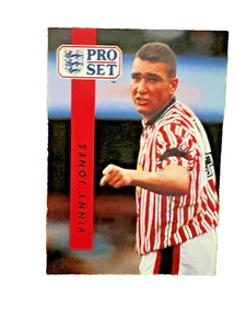 VINNY JONES Sheffield #194 Vintage Soccer Card⚽ 1990/91 Pro Set - Bild 1 von 2