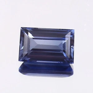 AAA 12x9 mm naturale Ceylon blu profondo zaffiro sciolto taglio baguette pietra preziosa - Foto 1 di 6