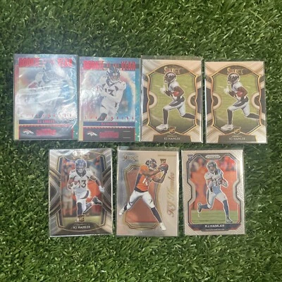 (7) KJ Hamler All RC Rookie 🔥 SP Select Prizm Denver Broncos ALL ROOKIE - Image 1 of 4