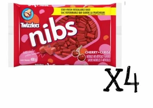 4x Twizzlers Nibs Cherry Chewy Candy Liquorice 14 oz each from Canada - Picture 1 of 1