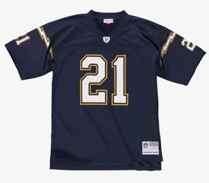 Camiseta deportiva Mitchell and Ness NFL LEGACY #21 de los Chargers de San Diego azul marino talla pequeña - Imagen 1 de 2