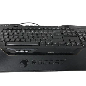 ROCCAT Isku Blue Illuminated Gaming Keyboard Tested 12-721-AM / US - Picture 1 of 10