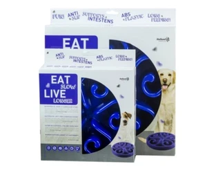 Eat Slow Feeder Large Blau ca.30cm für mittelgroße und große Hunde - Bild 1 von 1
