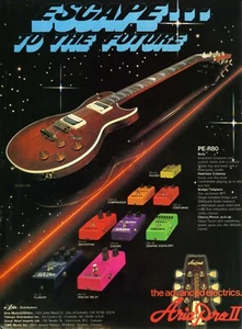 1982 Aria Pro II Pedals Equalizers Distort PRINT AD Christmas Gift Idea (2061) - Picture 1 of 1