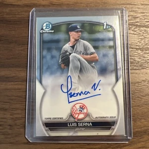 Luis Serna 2023 First Bowman Chrome Auto - Picture 1 of 2