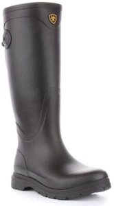 Ariat Kelmarsh Rubber Rain Nylon Welly Womens Boot Black UK 3 - 8 - Picture 1 of 5
