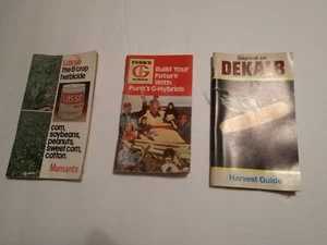 3 folletos agrícolas vintage DeKalb, Funk's y Lasso Monsanto - Imagen 1 de 3