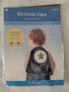 Boys birthday Cape  Comes with the number 1, 2 ,3 - Picture 1 of 2