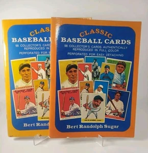 Tarjetas desmontables clásicas de béisbol 1977 Bert Randolph Sugar 1 completa 1 parcial - Imagen 1 de 20