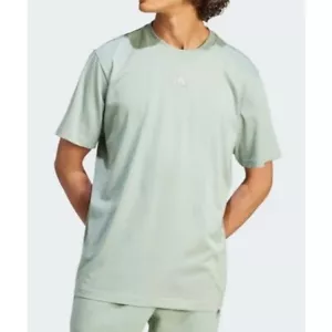 Adidas Men's Last Days of Summer T-Shirt SS Crew Green Size M NEW WITH TAGS! - Picture 1 of 4
