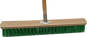 Scopa da strada giardino 30 cm 40 cm 50 cm 60 cm con manico in legno 130 cm pavimento strada - Foto 1 di 4