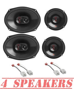 JBL Stage3 6x9" Front &6.5" Rear Door Speakers for 2002-2019 JEEP Grand Cherokee - Picture 1 of 5