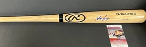 Nick Gonzales Pittsburgh Pirates Signed Bat JSA WITNESS COA Blonde - Picture 1 of 2