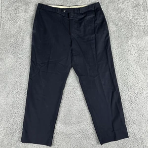 Lauren Ralph Lauren Men's 100% Wool Total Comfort Dress Pants Slacks 38 30 Navy - Picture 1 of 17