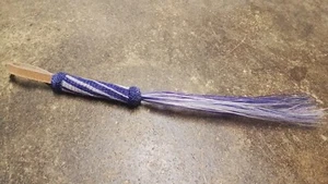 9 1/2" púrpura/rosa/blanco enganchado a mano pelo de caballo llavero hecho a mano EE. UU. - Imagen 1 de 7