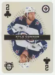 2021 21-22 OPC O-PEE-CHEE PLAYING CARDS 2-CLUBS KYLE CONNOR - WINNIPEG JETS - Picture 1 of 1