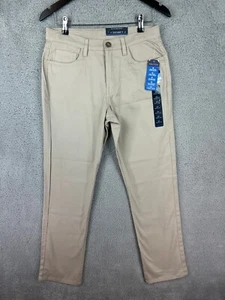 Nautica School Uniform Pants Boys 20 Husky Khaki Stretch Adjustable Waist NWT - Picture 1 of 9