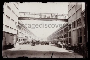 Negativo de placa de vidrio original Fish Pier South Boston Massachusetts principios de 1900 - Imagen 1 de 2