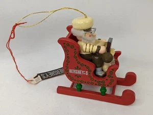 Kurt Adler Hersheys Chocolates Ornamento Trineo Elfo 1990 - Imagen 1 de 9