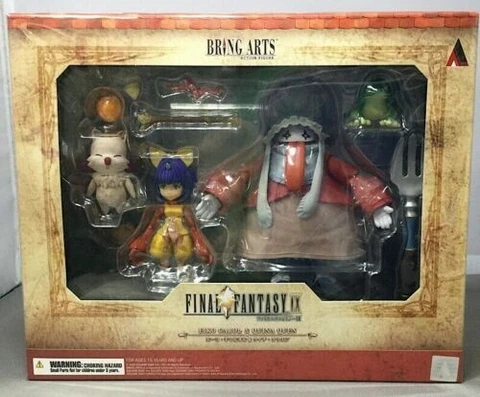 Final Fantasy 9 Square Enix Figure Bring Arts IX Eiko Carol Quina Quen & Moogle Cover