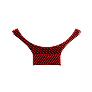 Red Carbon Fiber Steering Wheel Cover Trim For 2014-18 LEXUS IS250/300/350 - Picture 1 of 3