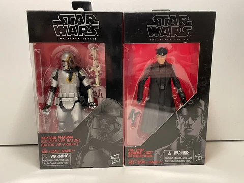 Star Wars The Black Series First Order General Hux #13 & Captain Phasma SET Cover