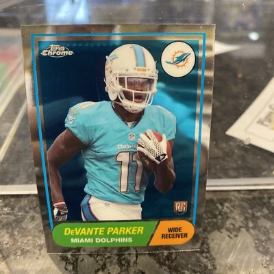 2015 Topps Chrome Football Devante Parker - Topps 60th Insert RC -Miami Dolphins - Image 1 of 2