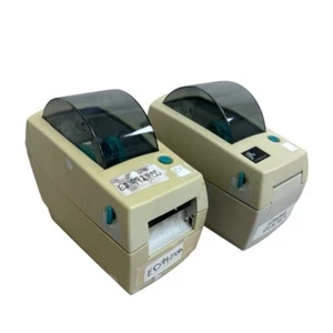 2x Zebra LP2824 Plus Ethernet USB Desktop Thermal Label Printer (Lot) - Picture 1 of 5