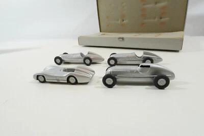Märklin 4 Metallguss Mercedes Benz Rennwagen  Silberpfeile W25, W25B, W154,W196 - Bild 1 von 4