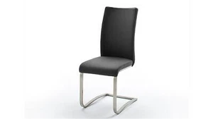 Esszimmerstuhl Arco 4er Set schwarz Freischwinger Schwingstuhl Stuhl in Schwarz - Bild 1 von 5