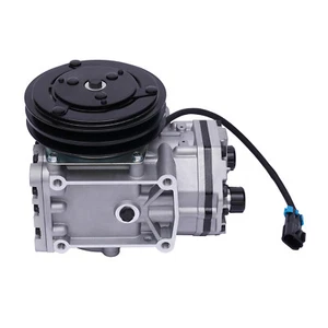 For Freighliner Kenworth Peterbilt New York Type A/C Compressor w/2Groove Clutch - Imagen 1 de 12