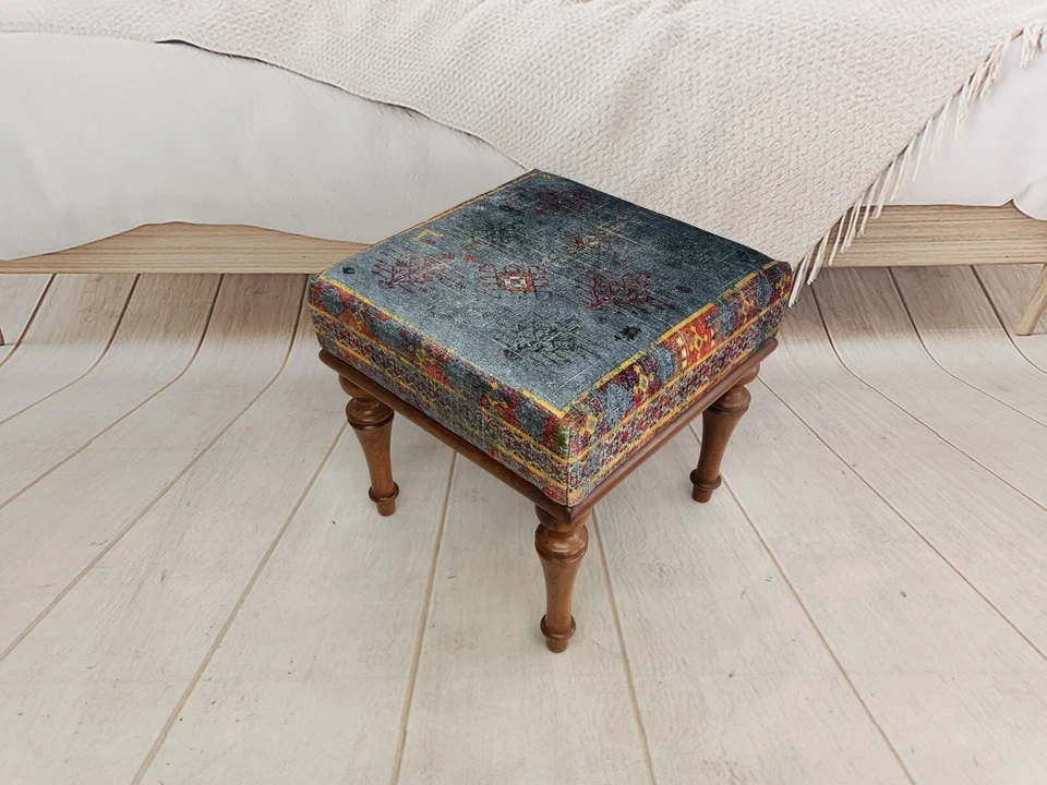 Ottoman footstool, Dressing table stool, Piano bench, Bedroom bench,Accent chair - Image 1 of 4