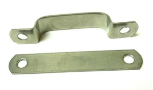 4-Line Tube Clamp, 1/4" Tube Size, 316 Stainless Steel, with Backplate 429NW - Picture 1 of 3