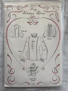 Work of Heart Pattern Very Victorian blouse (bm) - Picture 1 of 2