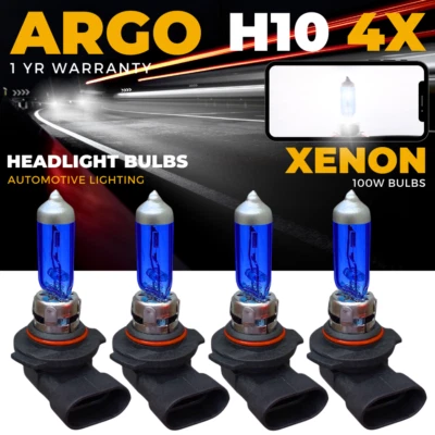 4x H10 Xenon Headlight Bulbs 8500k 710 Fog Light Bulb Super White Foglight 12v - Image 1 of 4