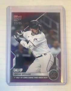 2022 Topps Now #905 Jordan Groshans Call-Up Purple Parallel Card #d /25 🔥 - Picture 1 of 2