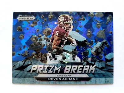 2023 PANINI PRIZM DRAFT BREAK BLUE DEVON ACHANE RC! 28/99! 1/1! JERSEY NUMBER! - Image 1 of 4