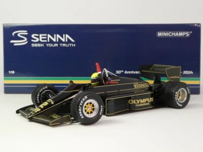 Minichamps Lotus Renault JPS 97T Ayrton Senna Portugal GP 1985 1/18 540853872 - Immagine 1 di 4