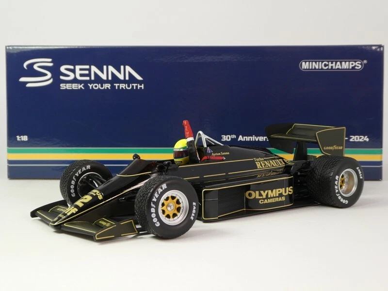 Minichamps Lotus Renault JPS 97T Ayrton Senna Portugal GP 1985 1/18 540853872 - Immagine 1 di 4