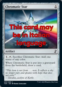 MTG CHROMATIC STAR FOIL EXC - STELLA CROMATICA - TSR - MAGIC - Picture 1 of 1