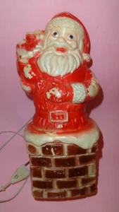 GRIECHENLAND VINTAGE GRIECHISCHE WEIHNACHTSMANNLAMPE mit DRAHT GROSSE WEIHNACHTSDEKO FIGUR FUNKTIONIERT! - Bild 1 von 12